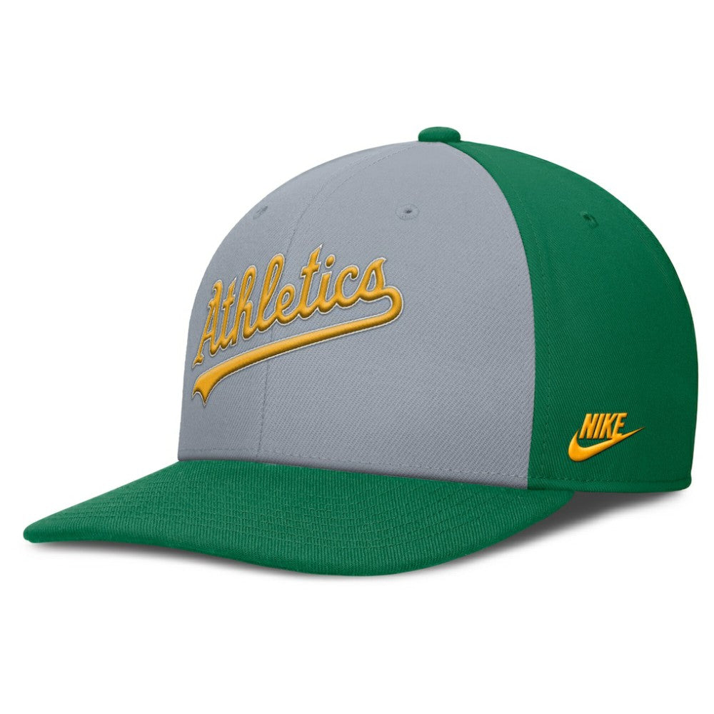 Athletics Nike Pro Performance Snapback Hat - Gray/Green - Nike on Sale