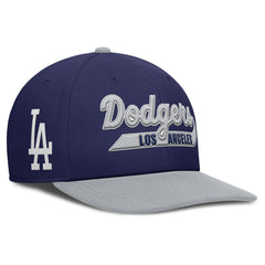 Los Angeles Dodgers Nike Pro Performance Snapback Hat - Navy/Gray - Nike Online