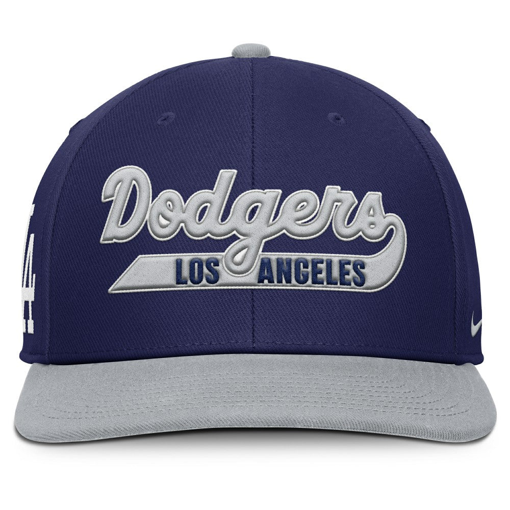 Los Angeles Dodgers Nike Pro Performance Snapback Hat - Navy/Gray - Nike Online
