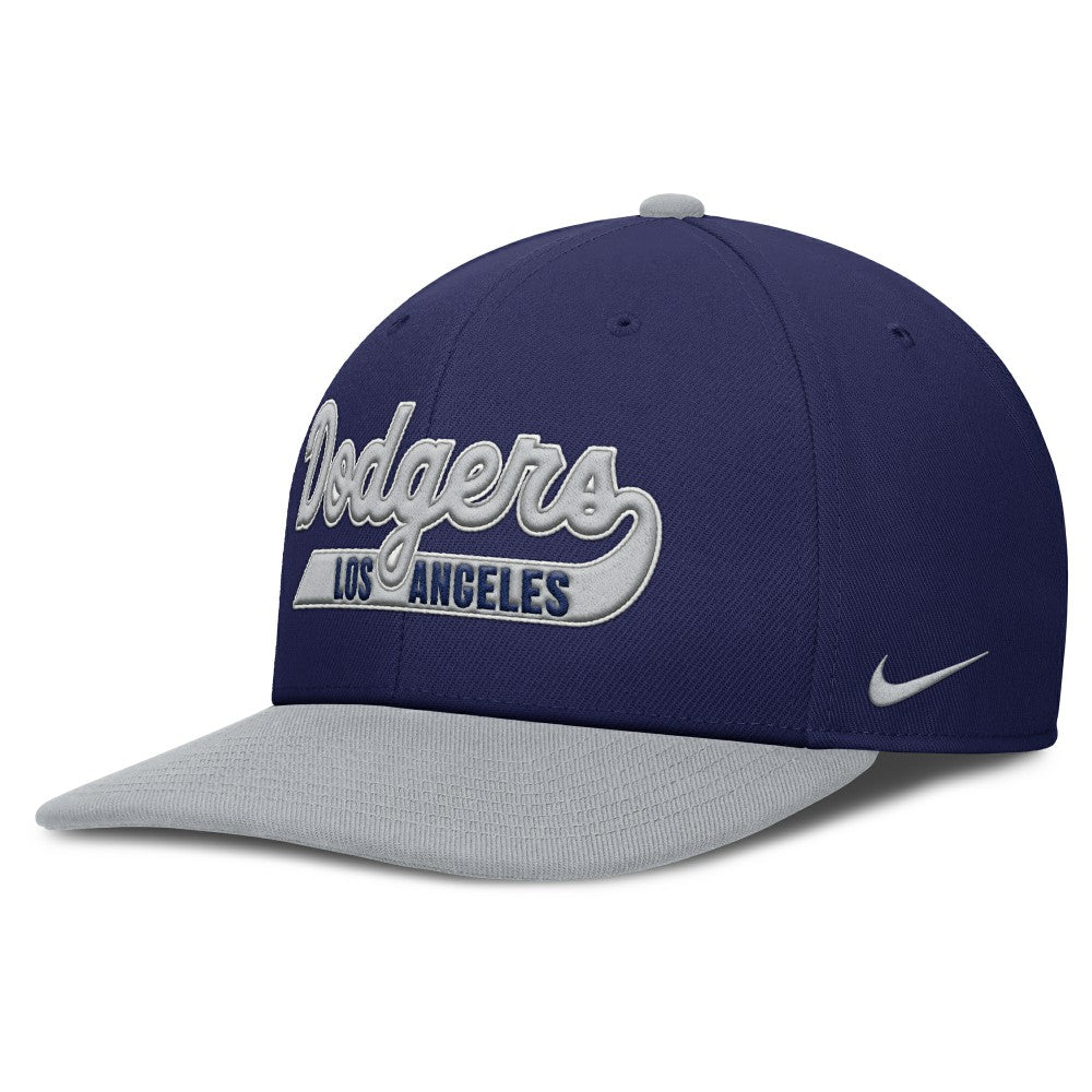 Los Angeles Dodgers Nike Pro Performance Snapback Hat - Navy/Gray - Nike Online
