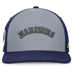 Seattle Mariners Nike Pro Performance Snapback Hat - Gray/Navy - Nike Online