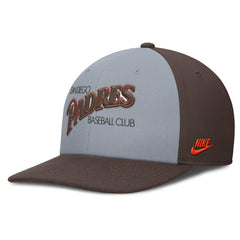 San Diego Padres Nike Pro Performance Snapback Hat - Gray/Brown - Nike Discount