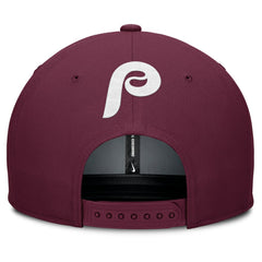 Philadelphia Phillies Nike Pro Performance Snapback Hat - Gray/Burgundy - Nike Discount