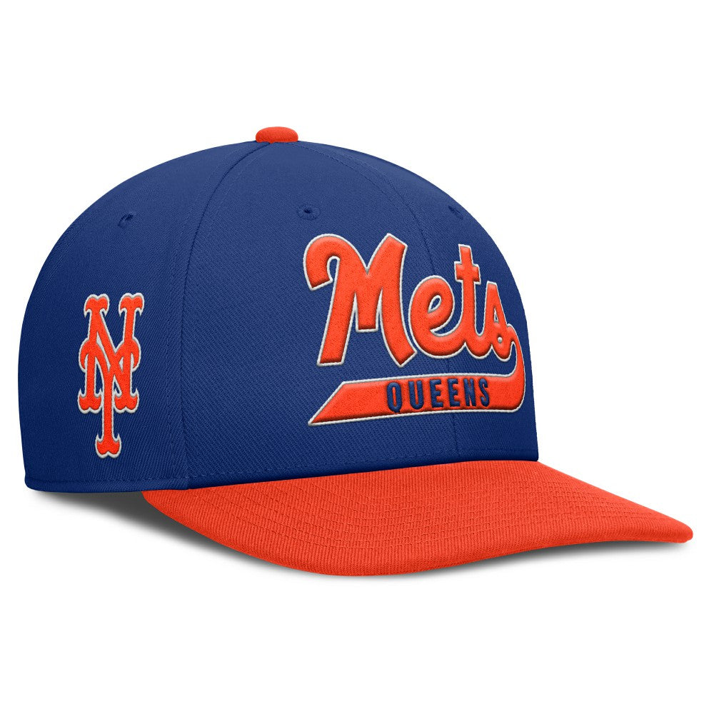 New York Mets Nike Pro Performance Snapback Hat - Royal/Orange - Nike on Sale