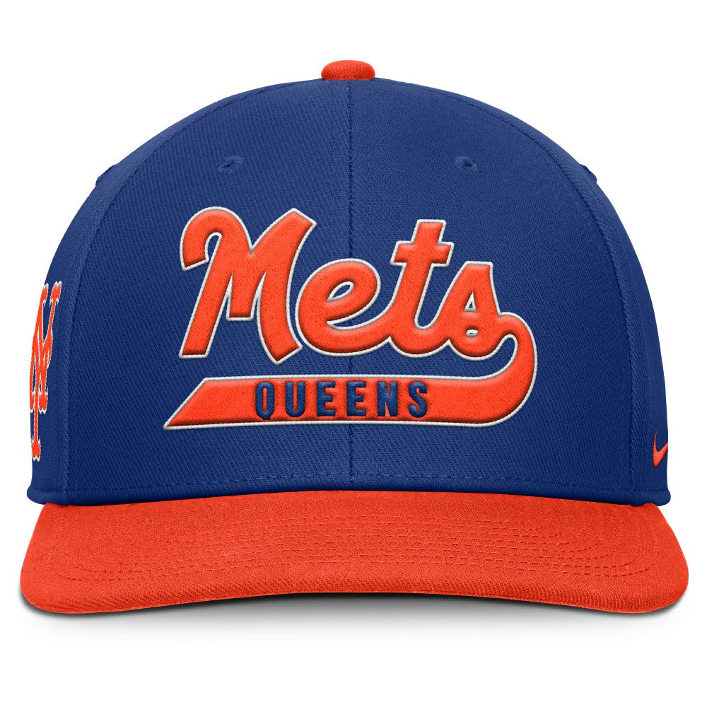 New York Mets Nike Pro Performance Snapback Hat - Royal/Orange - Nike on Sale