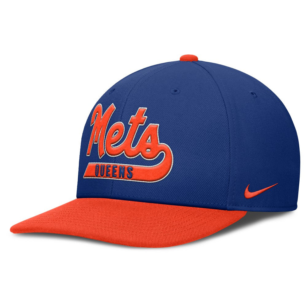 New York Mets Nike Pro Performance Snapback Hat - Royal/Orange - Nike on Sale
