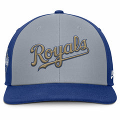Kansas City Royals Nike Pro Performance Snapback Hat - Gray/Royal - Nike Online