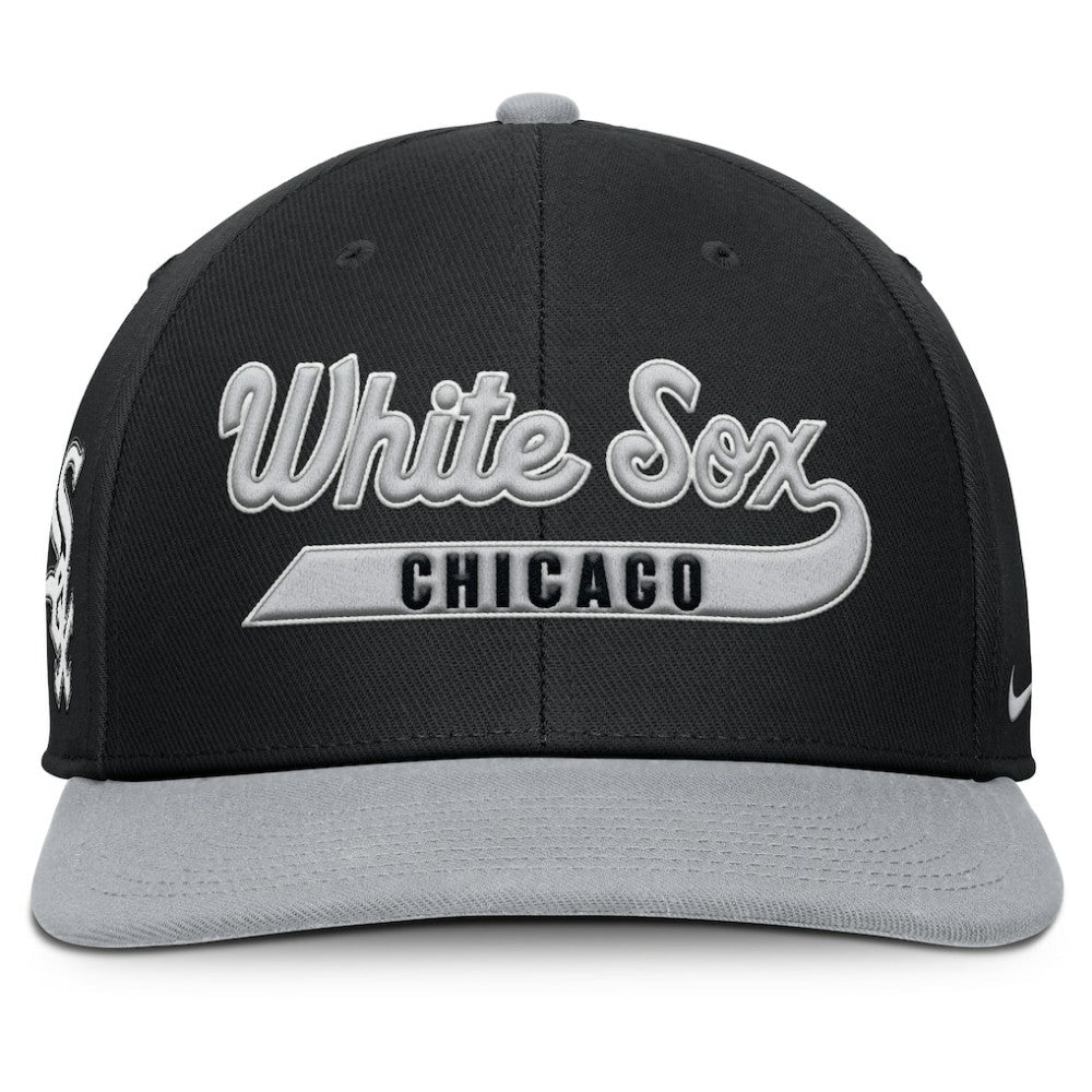 Chicago White Sox Nike Pro Performance Snapback Hat - Black/Gray - Nike Sale
