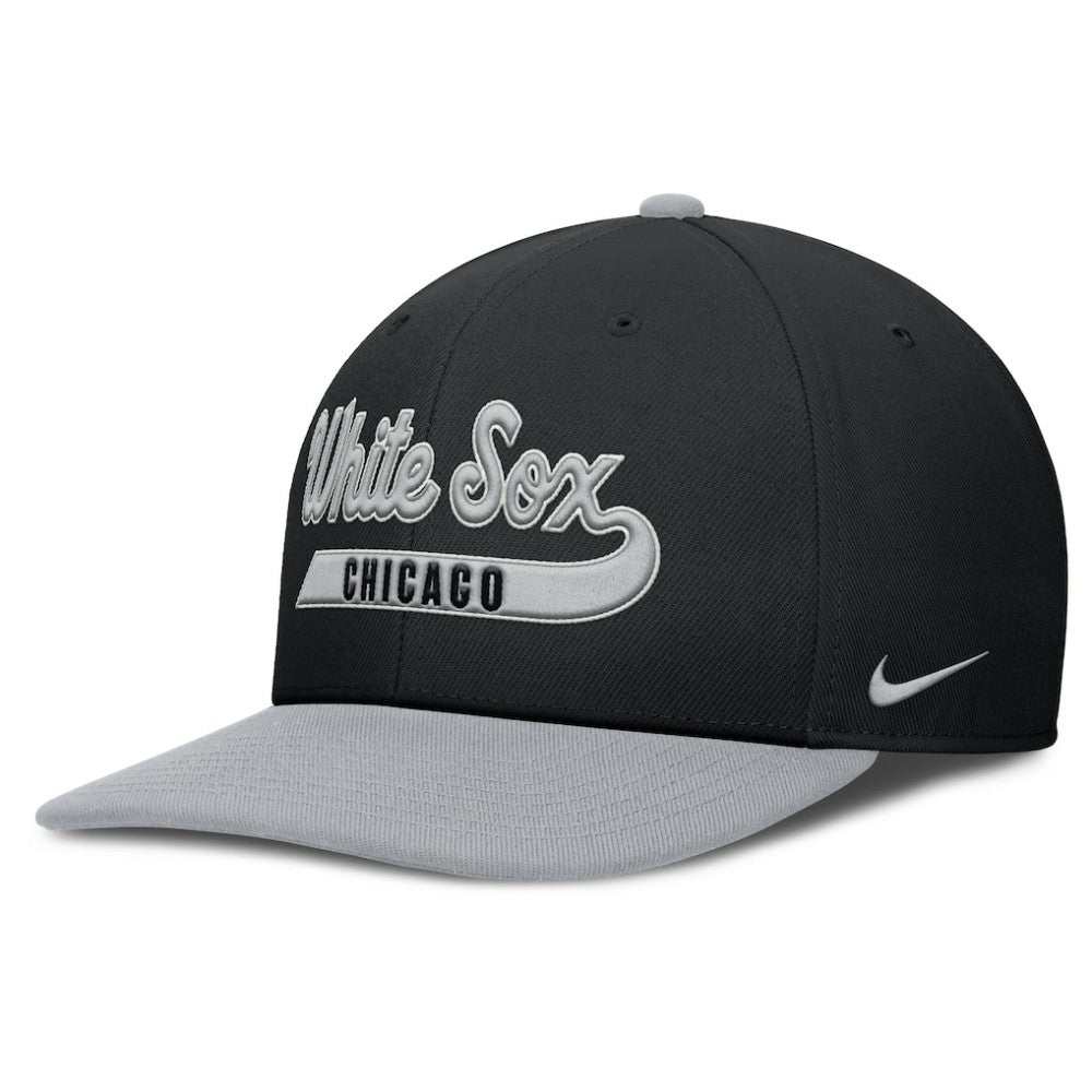 Chicago White Sox Nike Pro Performance Snapback Hat - Black/Gray - Nike Sale