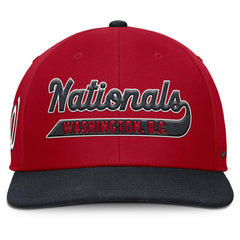 Washington Nationals Nike Pro Performance Snapback Hat - Red/Navy - Nike on Sale