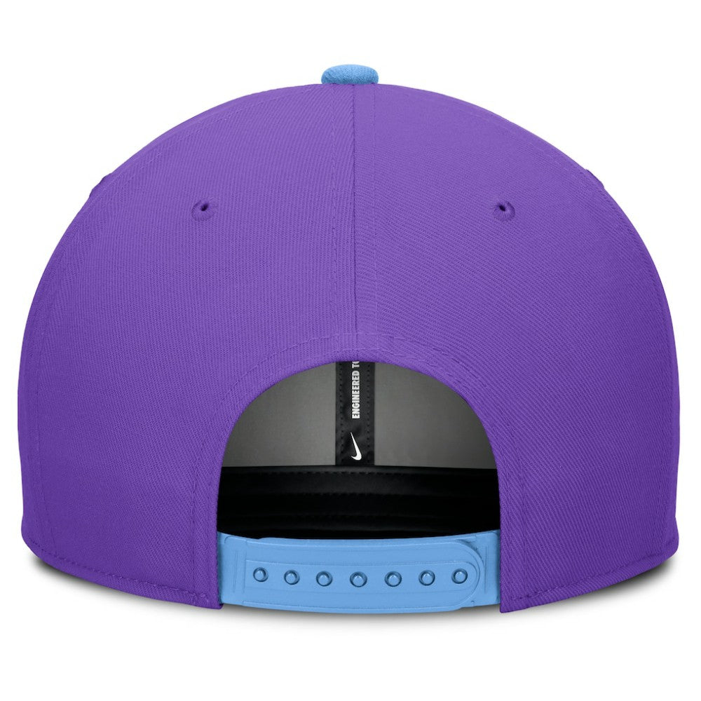 Colorado Rockies Nike 2025 City Connect Pro Performance Snapback Hat - Purple/Light Blue - Nike on Sale