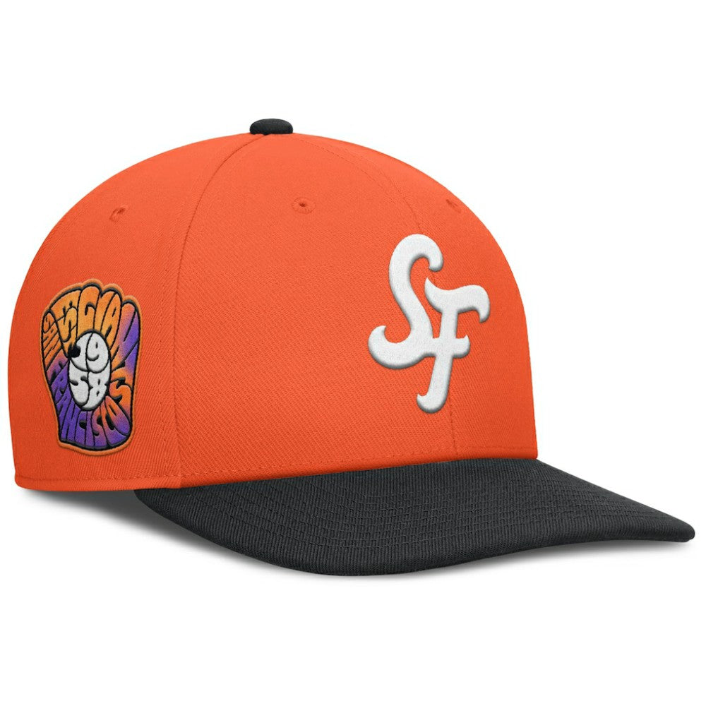 San Francisco Giants Nike 2025 City Connect Pro Performance Snapback Hat - Orange - Nike on Sale