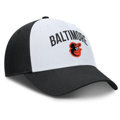 Baltimore Orioles Nike Club Performance Adjustable Hat - White/Black - Nike Discount
