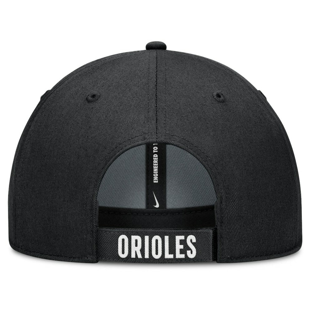 Baltimore Orioles Nike Club Performance Adjustable Hat - White/Black - Nike Discount