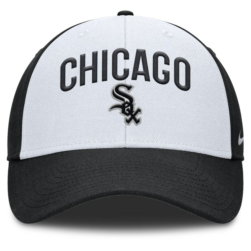 Chicago White Sox Nike Club Performance Adjustable Hat - White/Black - Nike Online