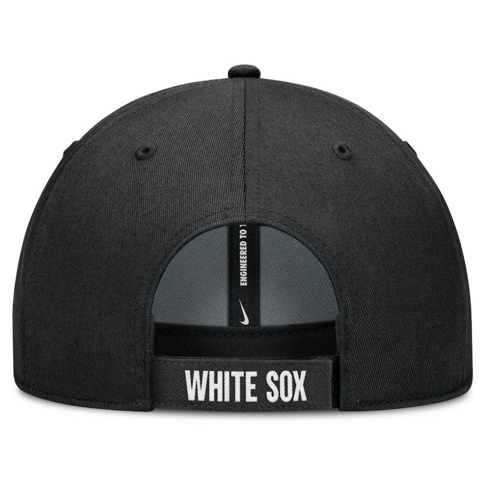 Chicago White Sox Nike Club Performance Adjustable Hat - White/Black - Nike Online