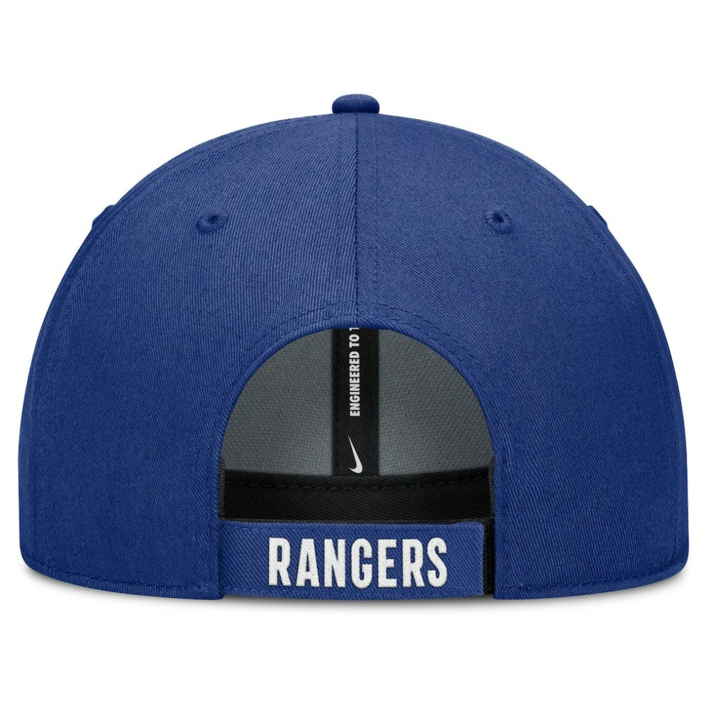 Texas Rangers Nike Club Performance Adjustable Hat - White/Royal - Nike Discount