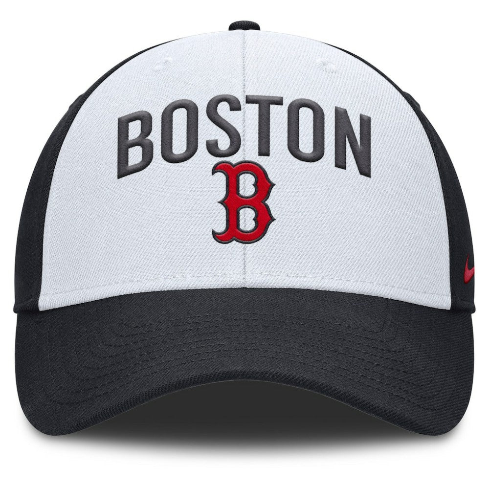 Boston Red Sox Nike Club Performance Adjustable Hat - White/Navy - Nike Discount