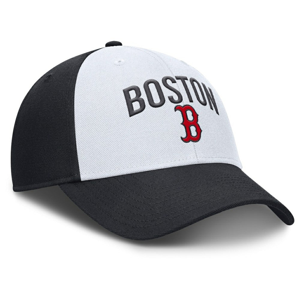 Boston Red Sox Nike Club Performance Adjustable Hat - White/Navy - Nike Discount