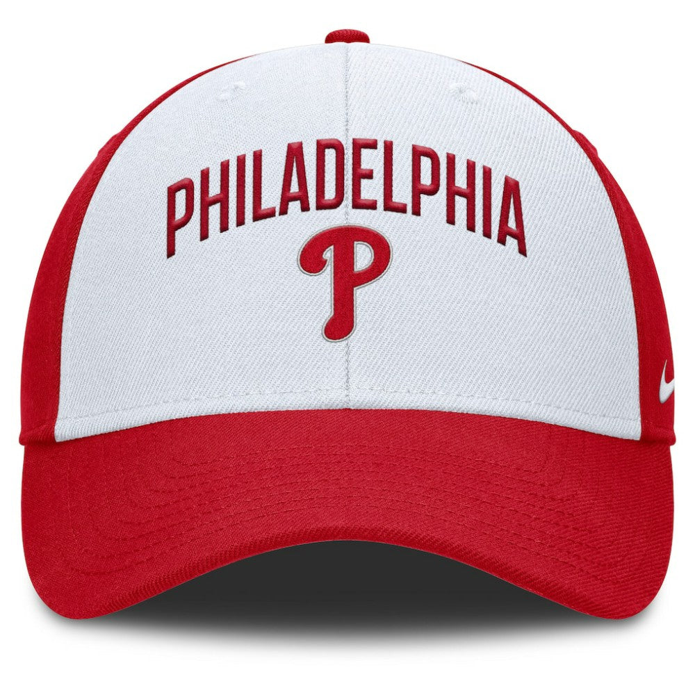 Philadelphia Phillies Nike Club Performance Adjustable Hat - White/Red - Nike Discount
