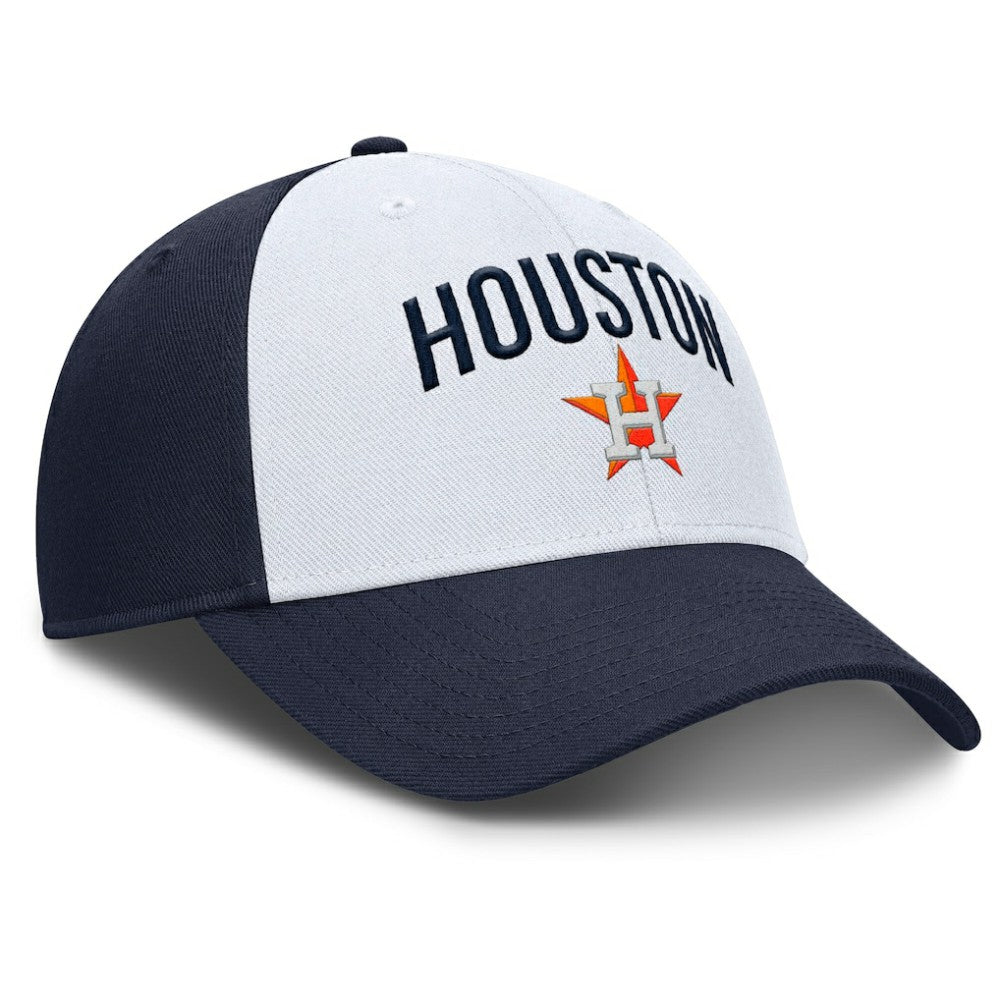 Houston Astros Nike Club Performance Adjustable Hat - White/Navy - Nike Sale