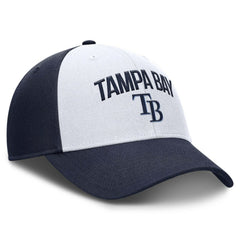 Tampa Bay Rays Nike Club Performance Adjustable Hat - White/Navy - Nike Sale