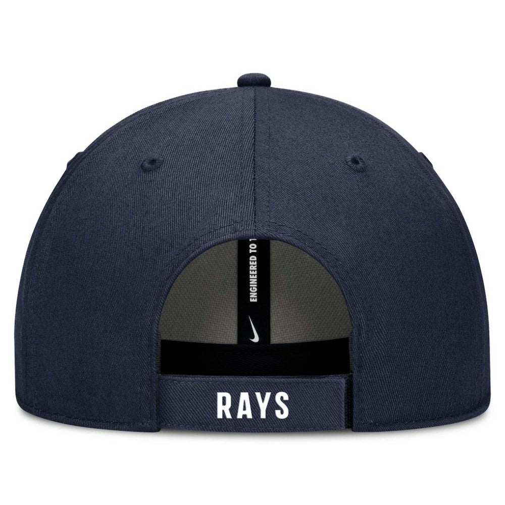 Tampa Bay Rays Nike Club Performance Adjustable Hat - White/Navy - Nike Sale