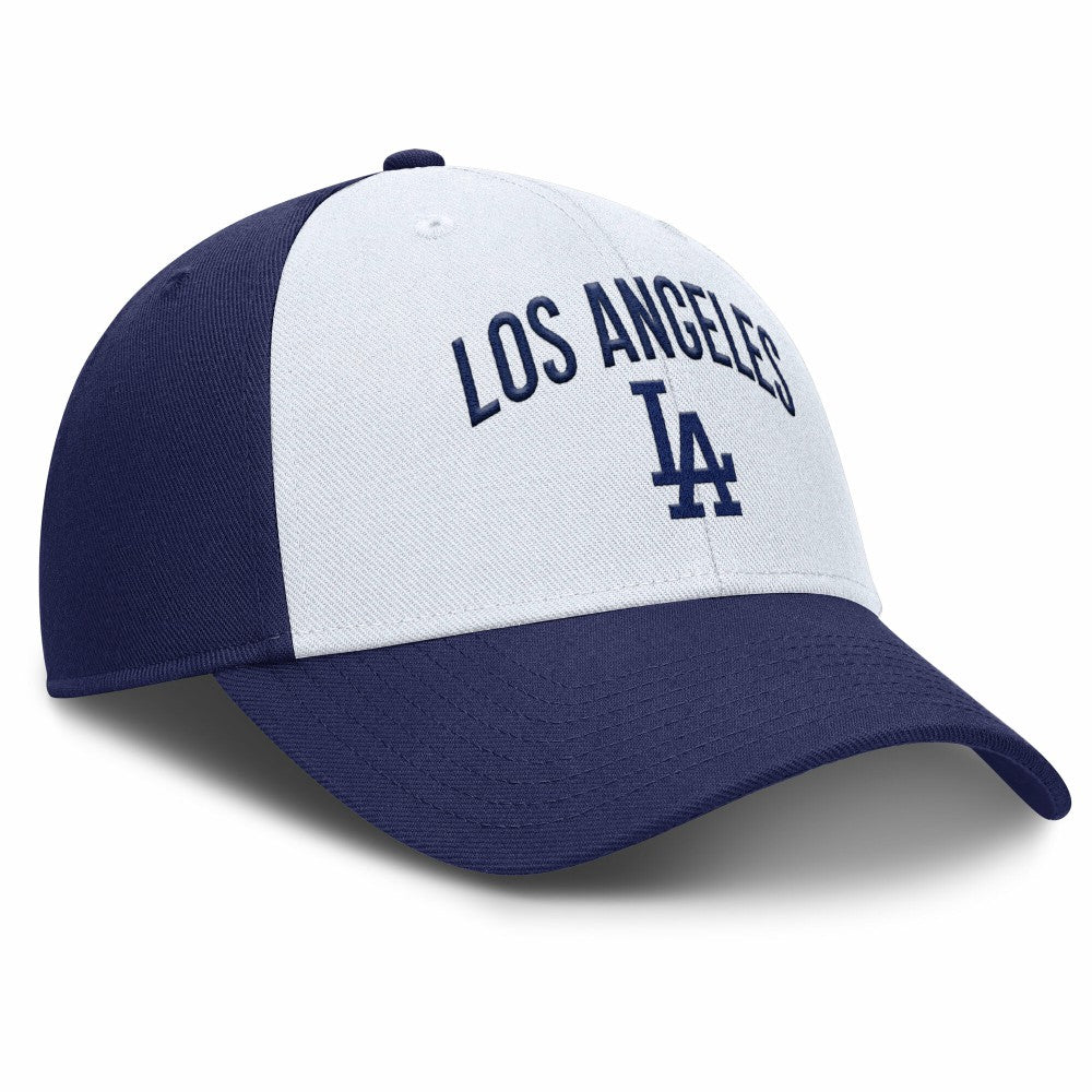 Los Angeles Dodgers Nike Club Performance Adjustable Hat - White/Royal - Nike on Sale