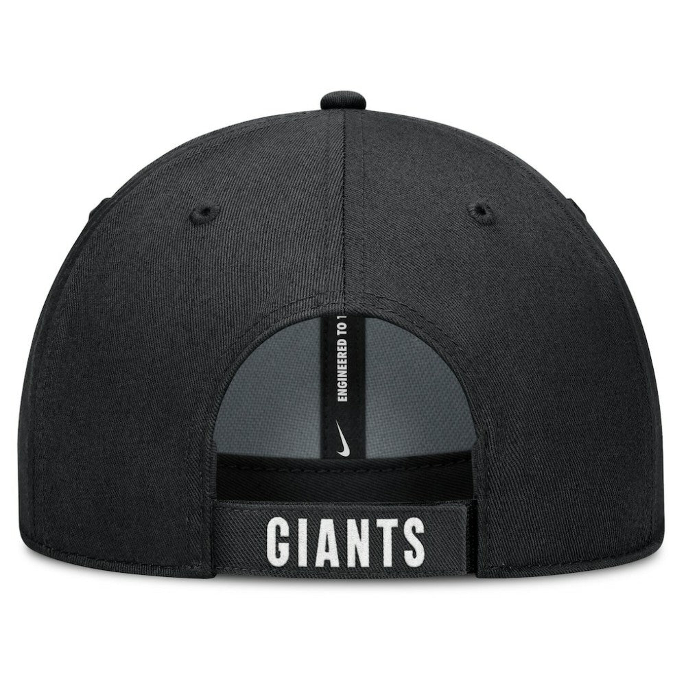San Francisco Giants Nike Club Performance Adjustable Hat - White/Black - Nike Lifestyle