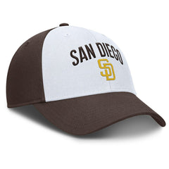 San Diego Padres Nike Club Performance Adjustable Hat - White/Brown - Nike Discount