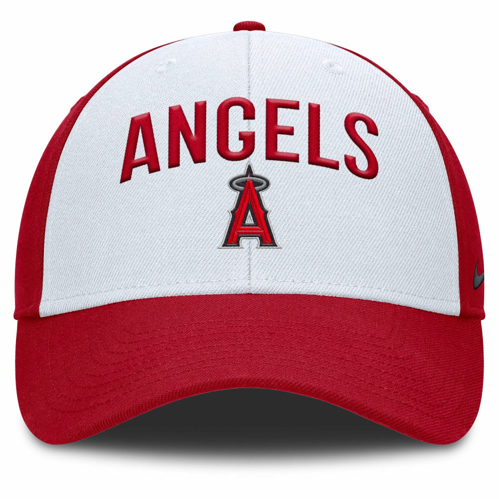 Los Angeles Angels Nike Club Performance Adjustable Hat - White/Red - Nike Online