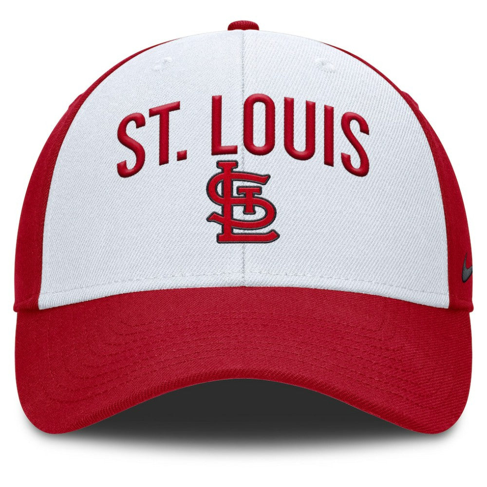 St. Louis Cardinals Nike Club Performance Adjustable Hat - White/Red - Nike on Sale