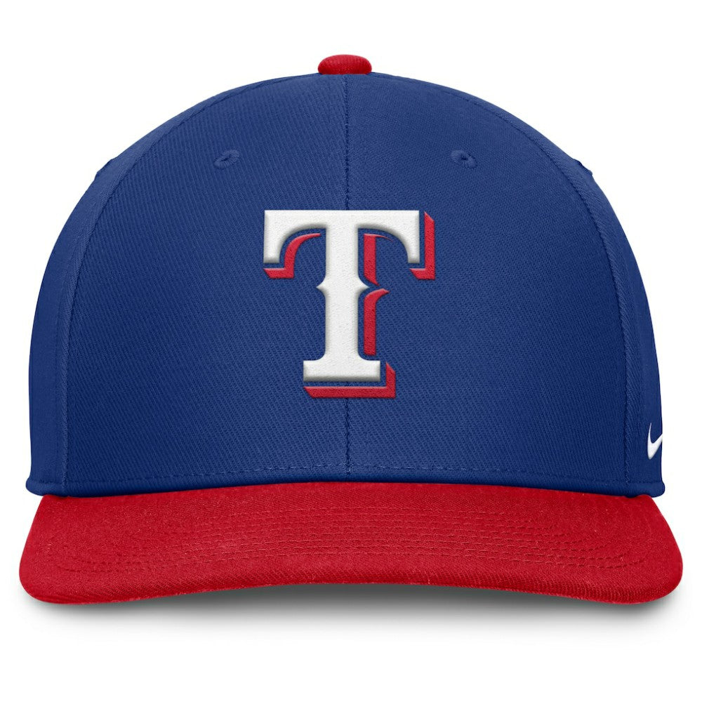 Texas Rangers Nike Pro Performance Snapback Hat - Royal/Red - Nike Online
