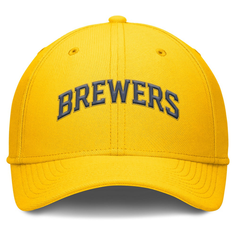 Milwaukee Brewers Nike Rise Performance Flex Hat - Gold - Nike Online