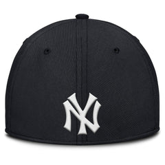 New York Yankees Nike Rise Swoosh Performance Flex Hat - Gray/Navy - Nike Lifestyle