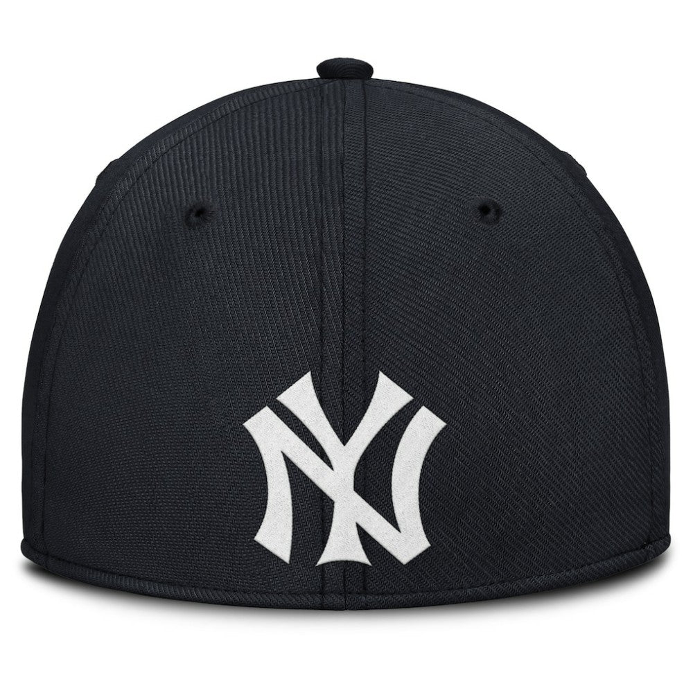 New York Yankees Nike Rise Swoosh Performance Flex Hat - Navy/Gray - Nike Lifestyle