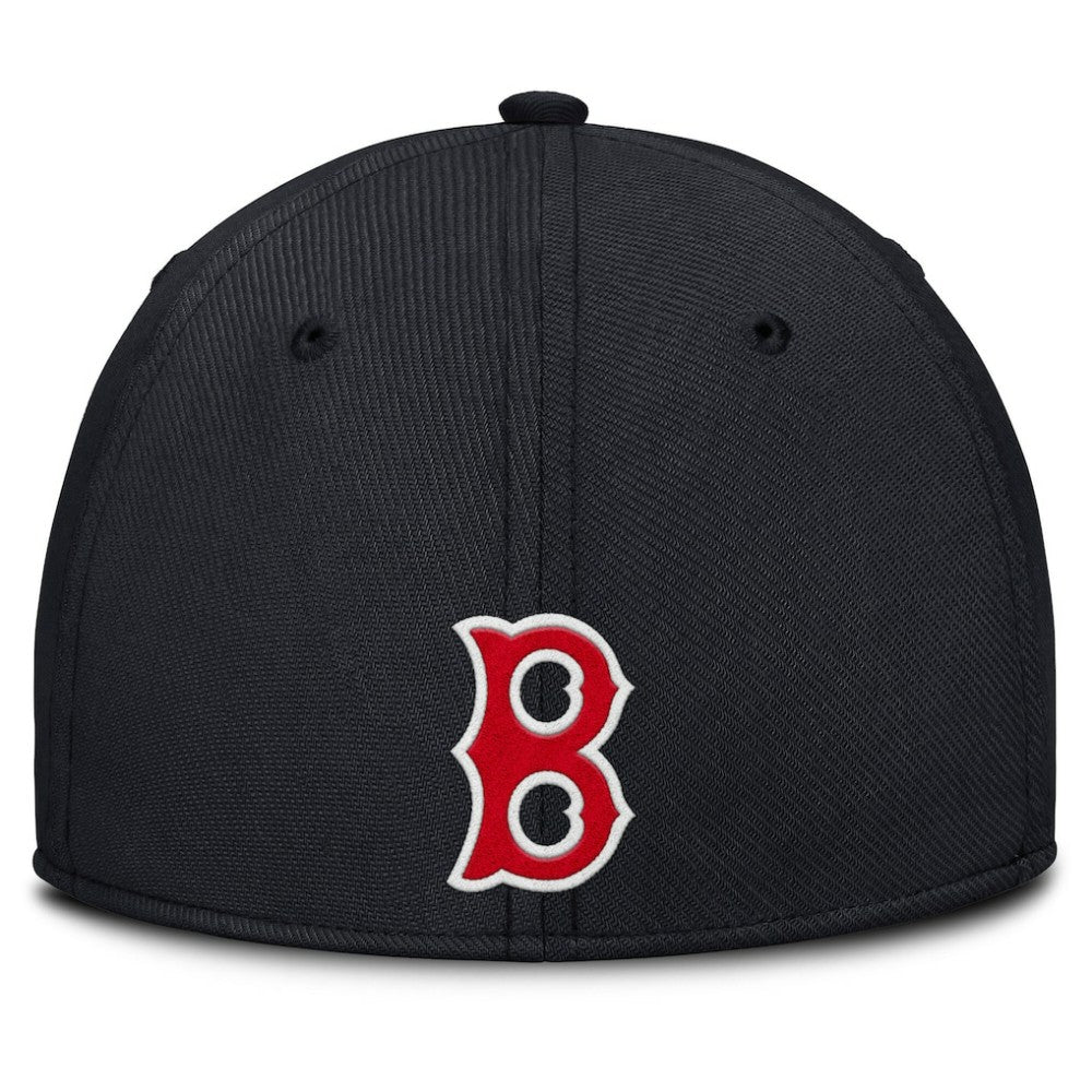 Boston Red Sox Nike Rise Swoosh Performance Flex Hat - Gray/Navy - Nike Online
