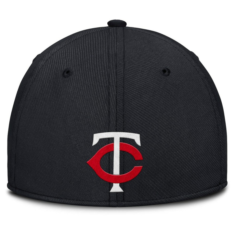Minnesota Twins Nike Rise Swoosh Performance Flex Hat - Gray/Navy - Nike Online
