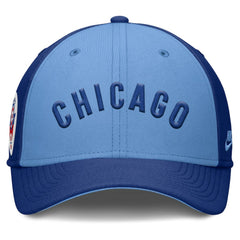 Chicago Cubs Nike Rise Swoosh Performance Flex Hat - Royal/Light Blue - Nike on Sale