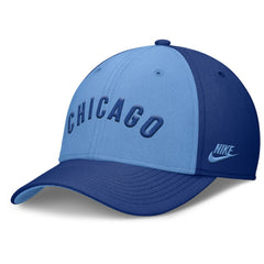 Chicago Cubs Nike Rise Swoosh Performance Flex Hat - Royal/Light Blue - Nike on Sale