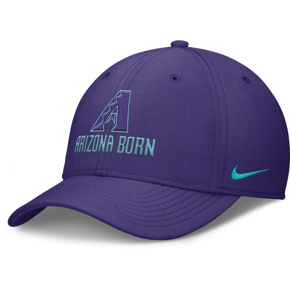 Arizona Diamondbacks Nike 2025 City Connect Rise Swoosh Performance Flex Hat - Purple - Nike Online