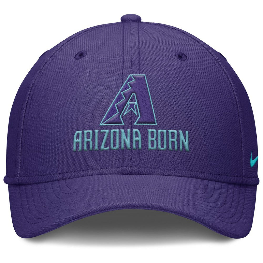 Arizona Diamondbacks Nike 2025 City Connect Rise Swoosh Performance Flex Hat - Purple - Nike Online