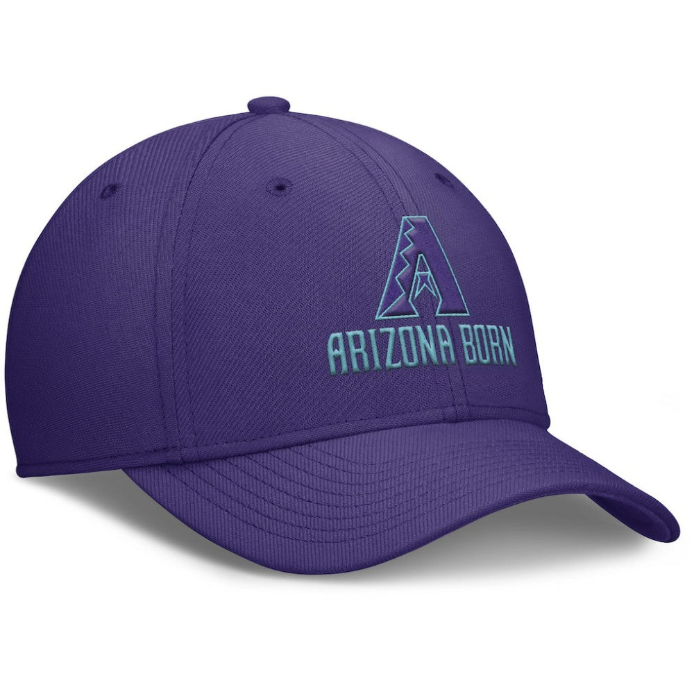 Arizona Diamondbacks Nike 2025 City Connect Rise Swoosh Performance Flex Hat - Purple - Nike Online