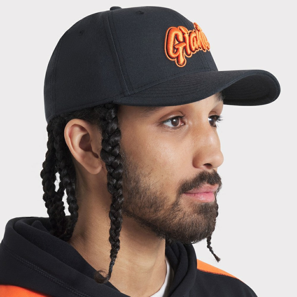 San Francisco Giants Nike 2025 City Connect Rise Swoosh Performance Flex Hat - Black - Nike Online