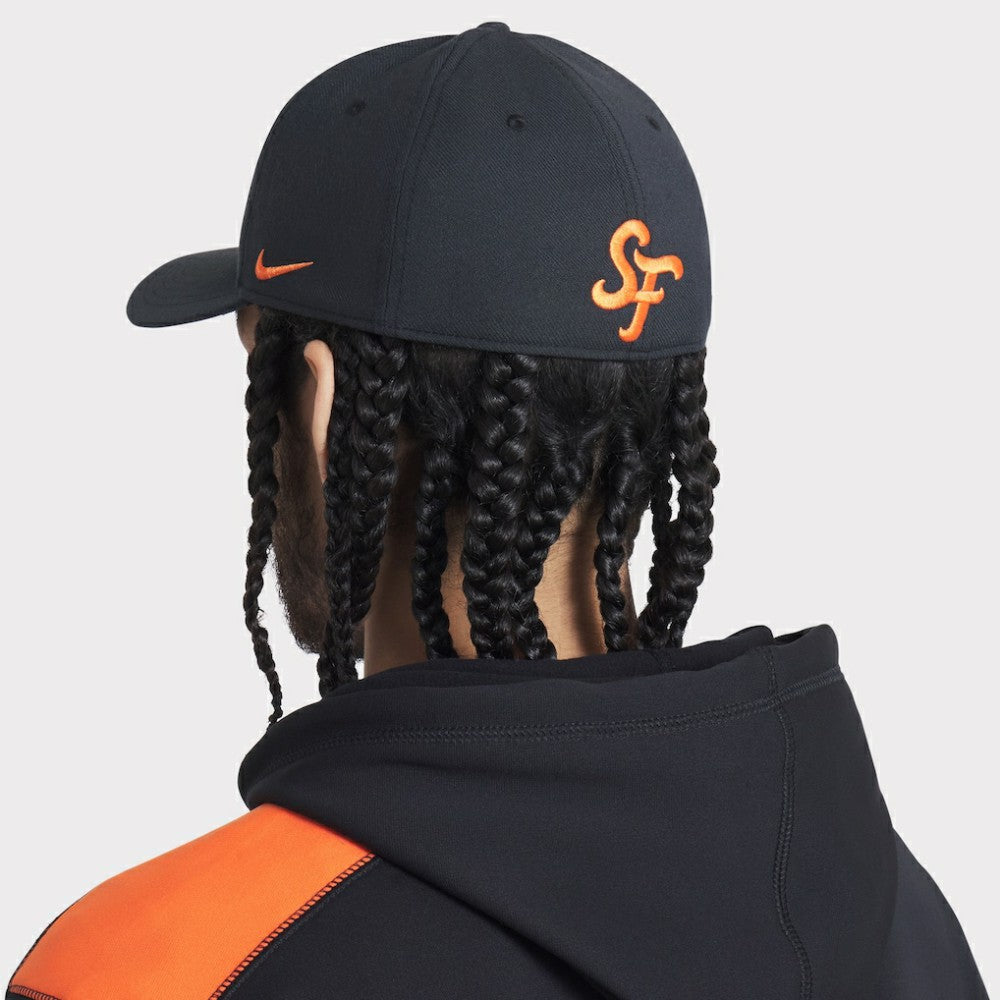 San Francisco Giants Nike 2025 City Connect Rise Swoosh Performance Flex Hat - Black - Nike Online