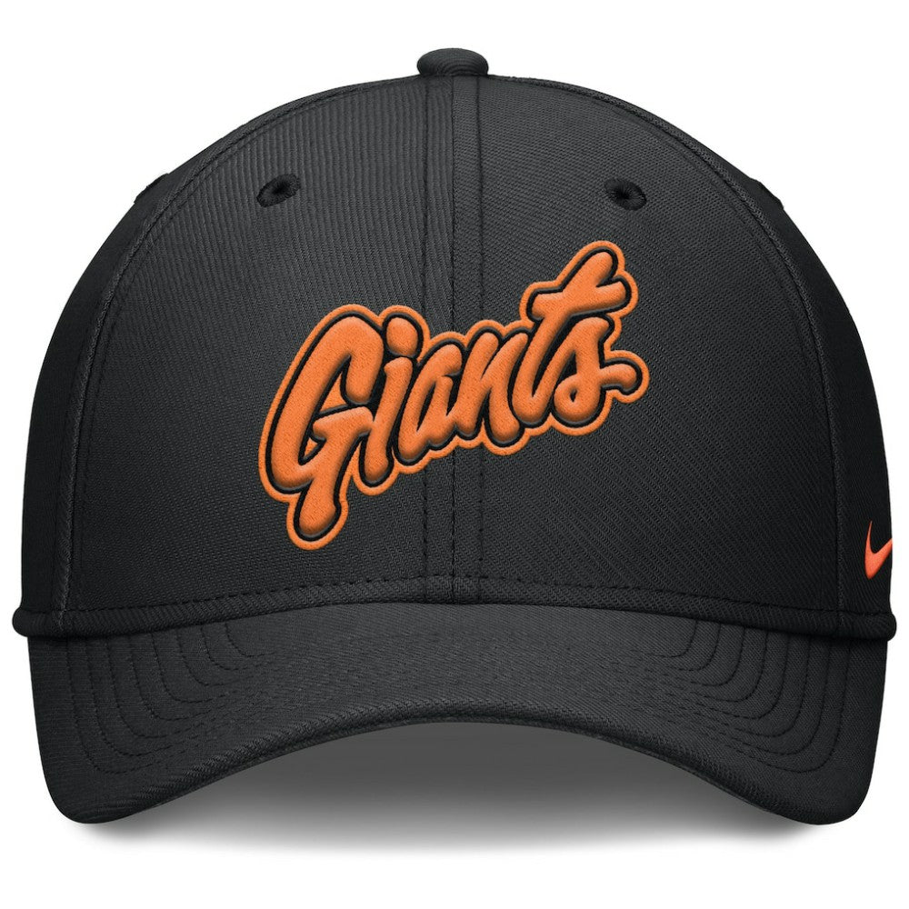 San Francisco Giants Nike 2025 City Connect Rise Swoosh Performance Flex Hat - Black - Nike Online