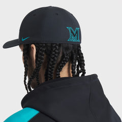 Miami Marlins Nike 2025 City Connect Performance Swoosh Flex Hat - Black - Nike Online