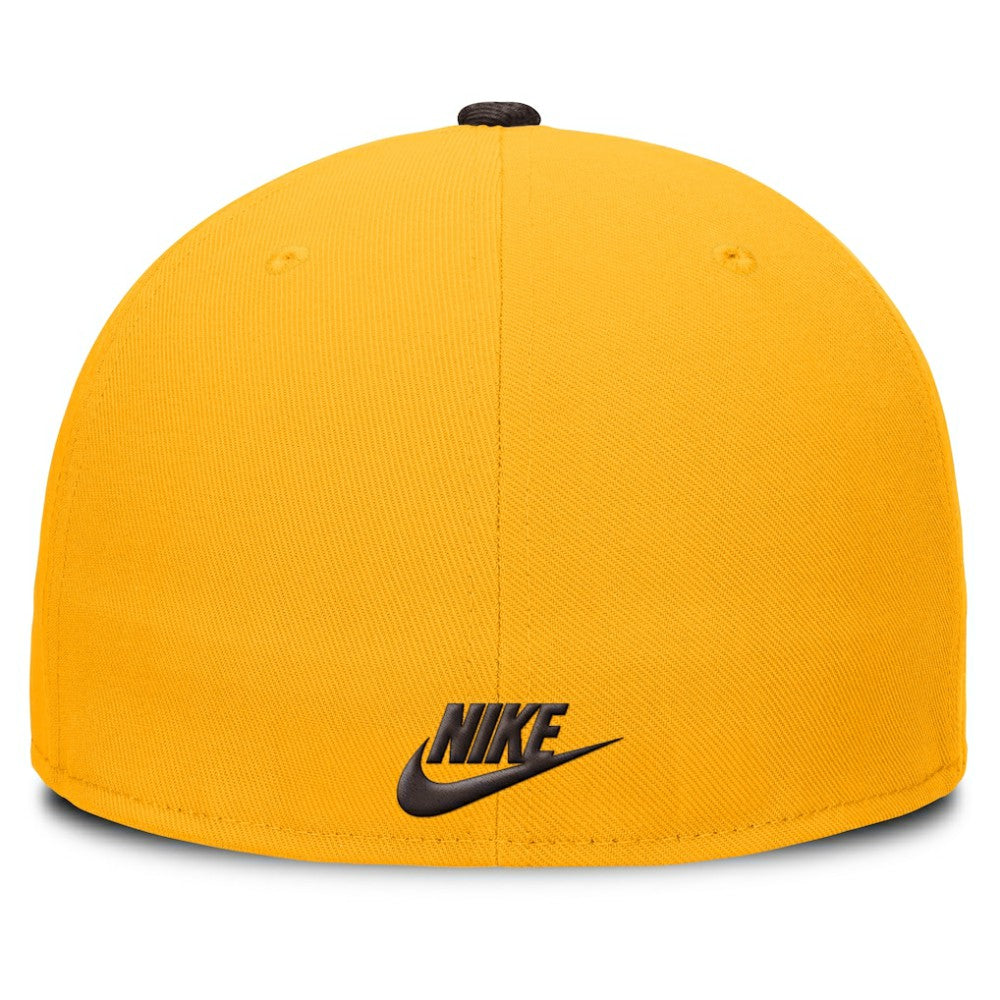 San Diego Padres Nike Cooperstown Two-Tone Dri-FIT Round Bill True Fitted Hat - Gold - Nike Online