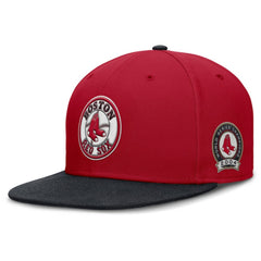 Boston Red Sox Nike Cooperstown Two-Tone Dri-FIT Round Bill True Fitted Hat - Red - Nike Sale