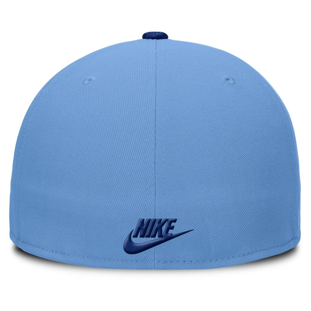 Chicago Cubs Nike Cooperstown Two-Tone Dri-FIT Round Bill True Fitted Hat - Light Blue - Nike Discount